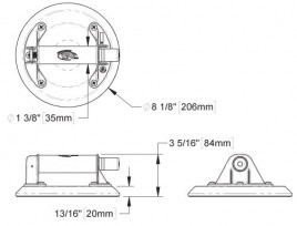 POWR GRIP VENTOSA DE MANO DE 20cm