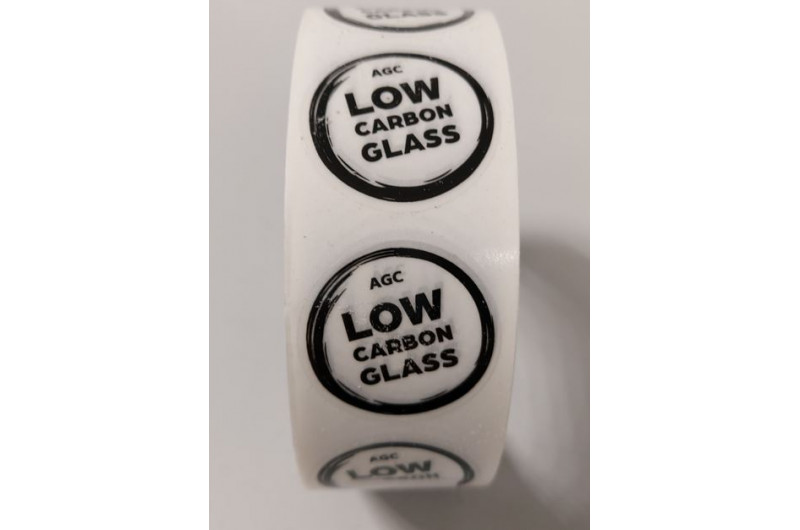 Low-Carbon Glass sticker (Rol)