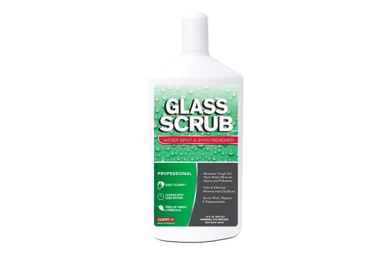 Glass Scrub® rimuovi macchie