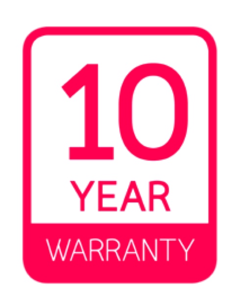 10 years warranty